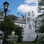 <p align="left">Sculpture dans le French Quarter