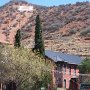 <p align="left">Le village fut construit autour de la mine, donc à flanc de montage.