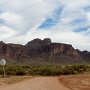 = <p align="left">Une partie des Superstition mountains à Apache Junction.