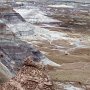 <p align="left">Les strates colorées du "Painted desert"