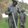 Sculpture dans le parc municipal de Spearfish