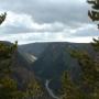 canyon dans le parc Yellowstone