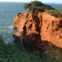<p align=left>Le soleil sur la falaise, effet spectaculaire garanti.