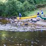 <p align=left>Le parc Algonquin est réputé pour les activités de plein air: kayak, canot et vélo.